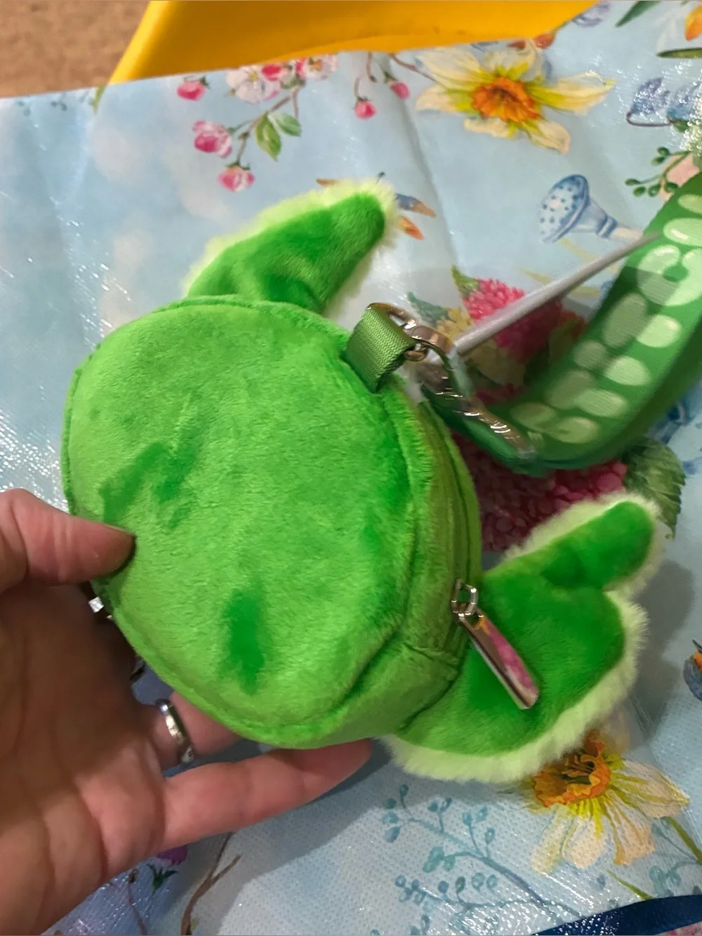 Disney Stitch plush wristlet